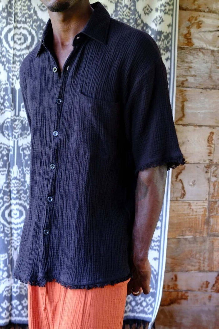 Gauze Short Sleeve Shirt